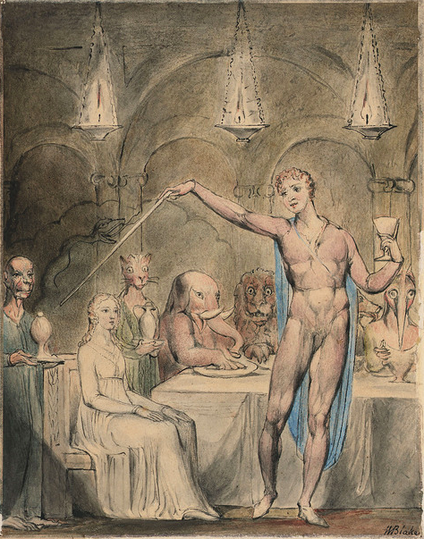 Illustrations to Milton's Comus by William Blake